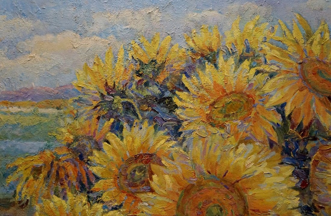 Oil painting Sunflowers Tytarenko Odarka Anatoliivna - 4