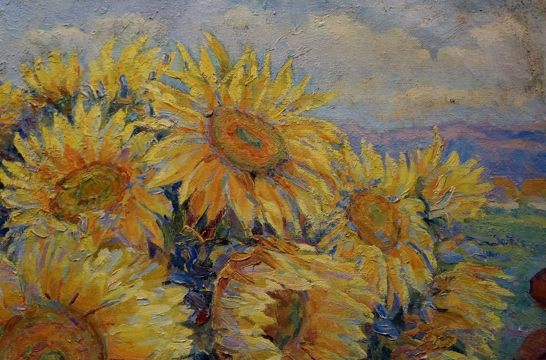 Oil painting Sunflowers Tytarenko Odarka Anatoliivna - 5