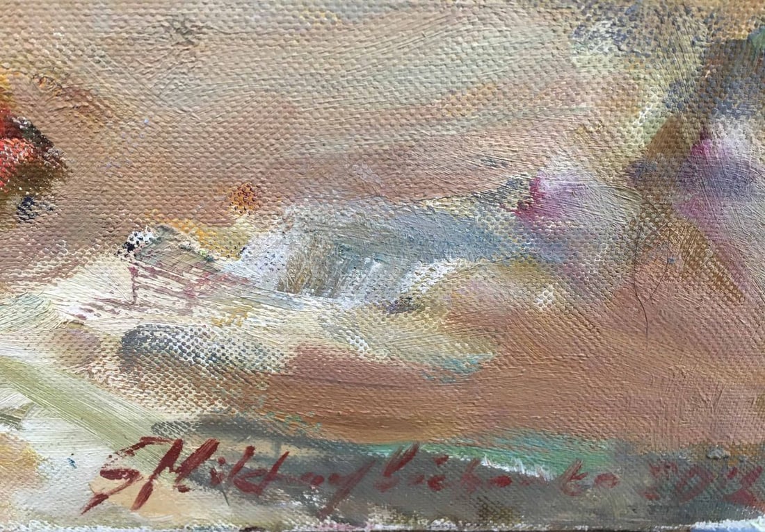 Autumn still life oil painting - 5