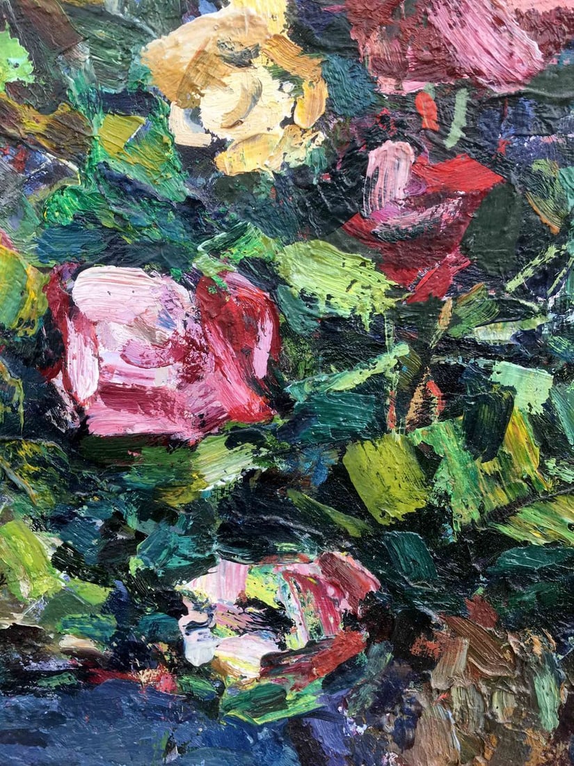Still life of roses oil painting - 5