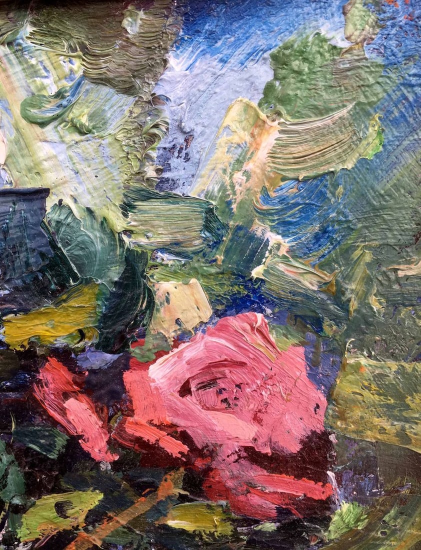Still life of roses oil painting - 7