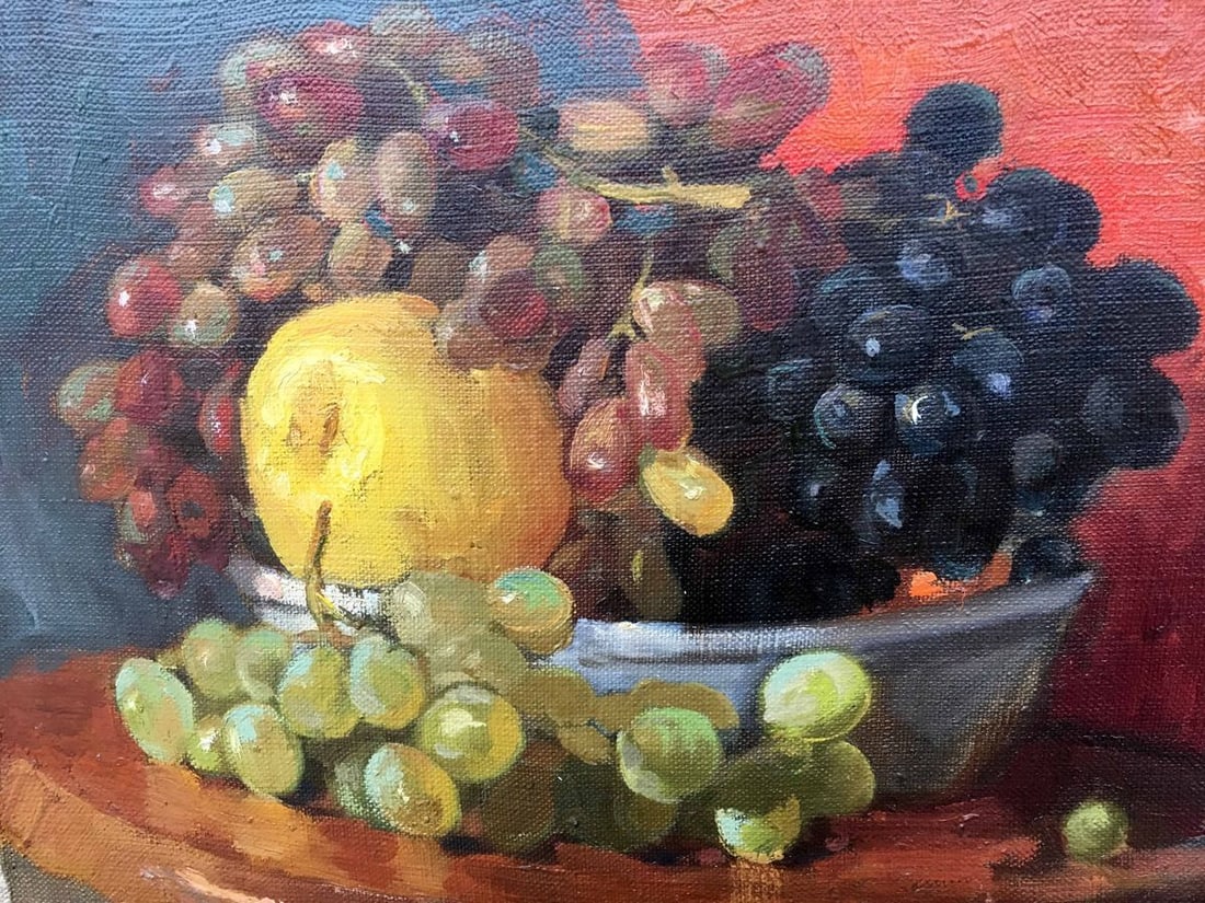 Still life with grapes oil painting Ivanchenko Natalia Oleksiivna - 2