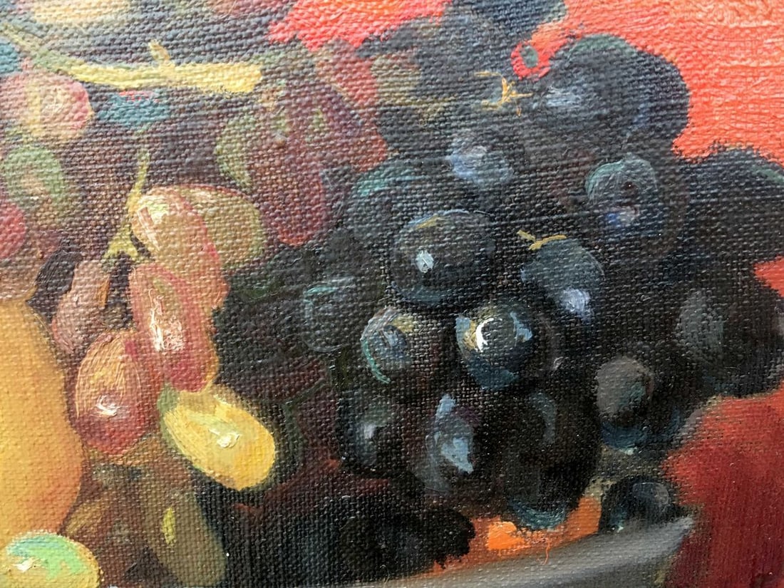 Still life with grapes oil painting Ivanchenko Natalia Oleksiivna - 6