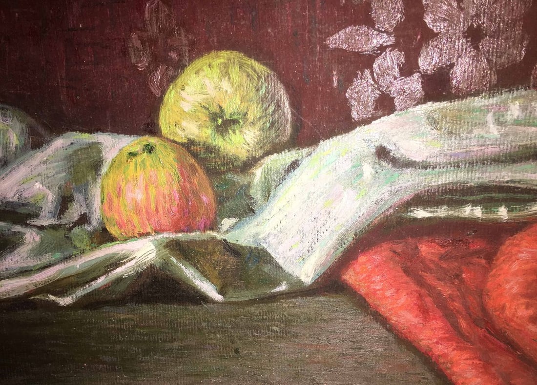 Still life with apples oil painting A. Horov - 4