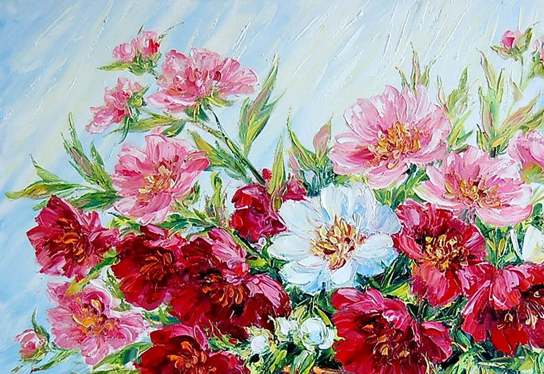 Oil painting Guests from France Kotmin Olga - 2