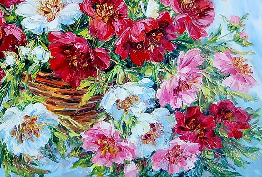 Oil painting Guests from France Kotmin Olga - 5