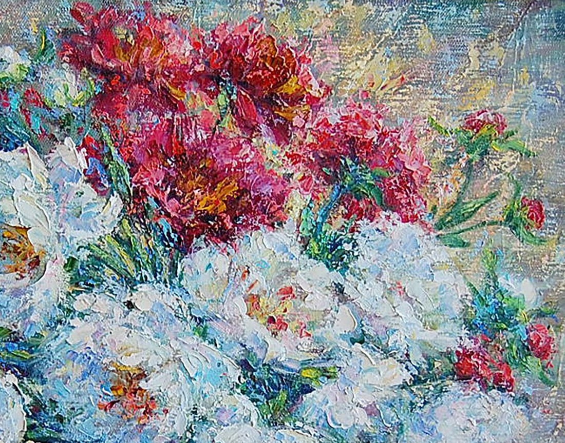 Oil painting Dmitry's peonies Kotmin Olga - 3