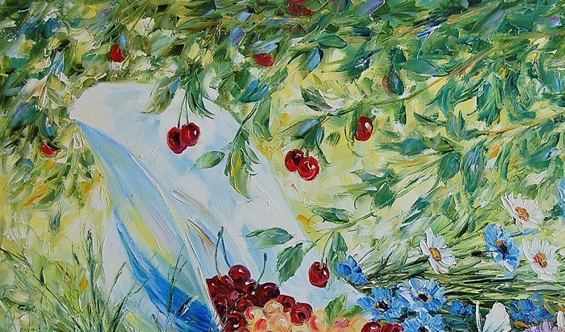 Oil painting Sweet july Kotmin Olga - 2