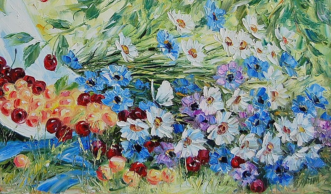 Oil painting Sweet july Kotmin Olga - 5