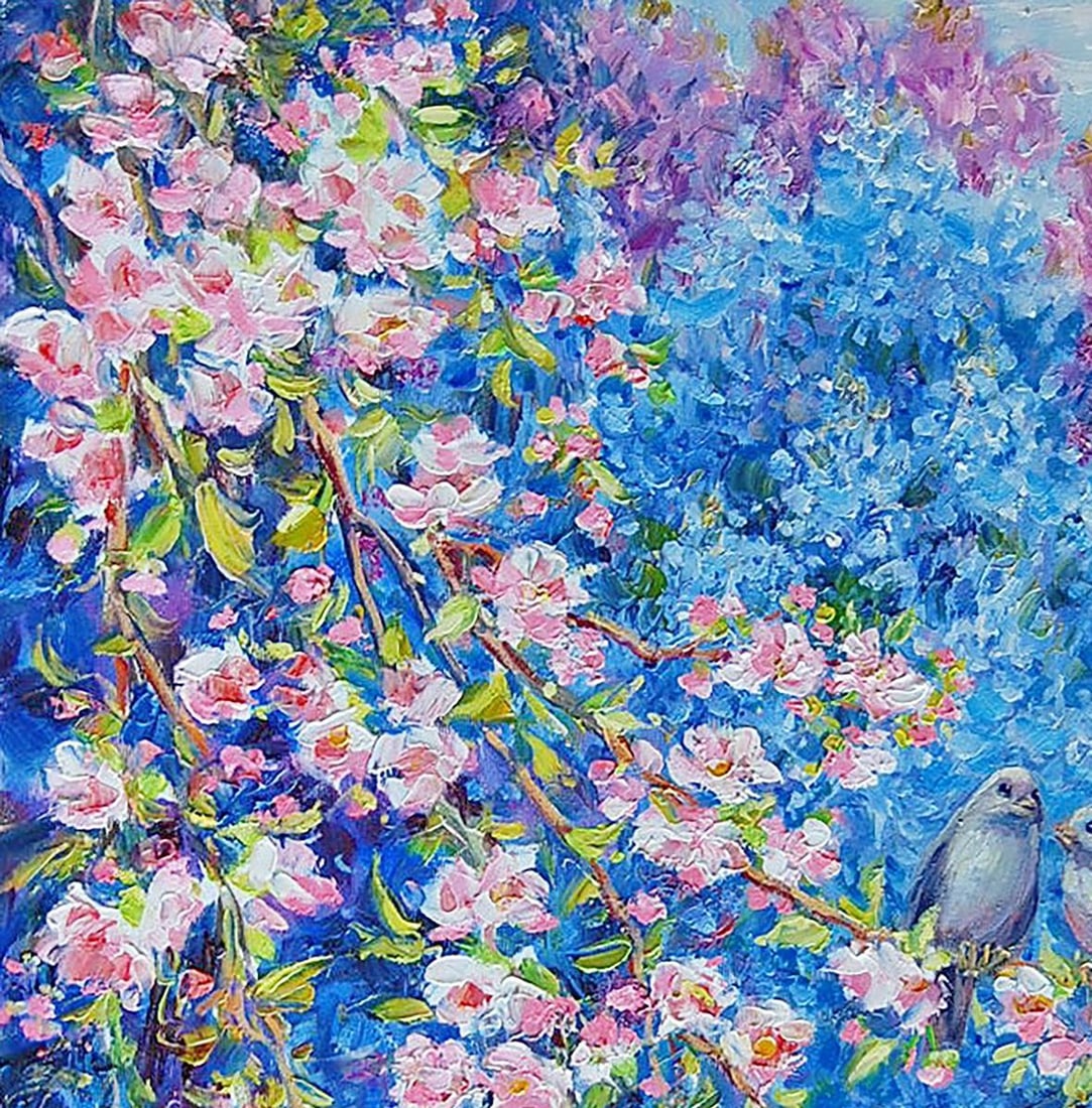 Oil painting Melodies of spring Kotmin Olga - 2