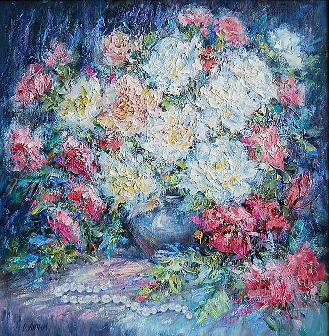 Oil painting Fascinated by Chopin Kotmin Olga (1 of 6)
