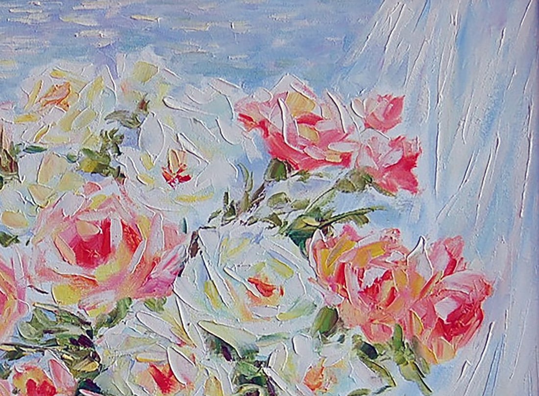 Oil painting Roses by the sea Kotmin Olga - 3