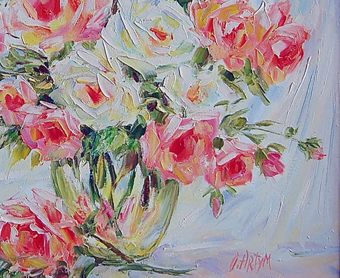 Oil painting Roses by the sea Kotmin Olga - 5