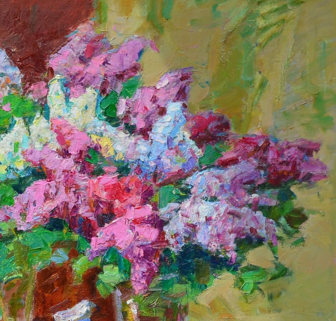 Oil painting Bouquets of lilac Tepeta Miacheslav - 3