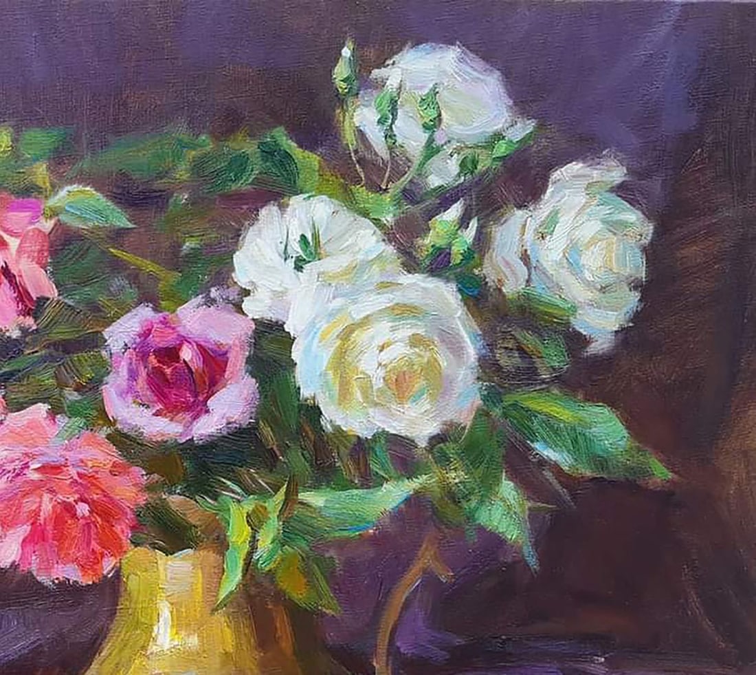 Oil painting Roses Tepeta Miacheslav - 3