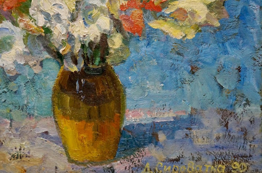 Oil painting Flowers Syrovatka Dmitry Matveevich - 5