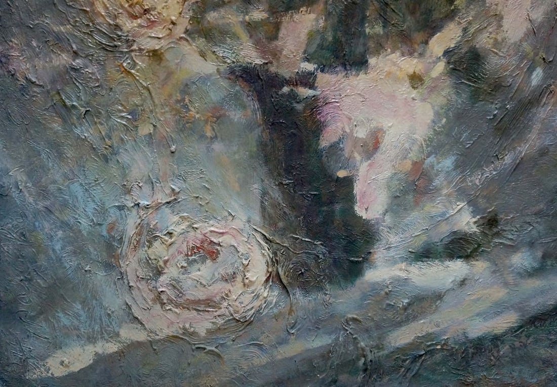 Oil painting Still life with flowers Zhurakovsky Victor Petrovich - 2