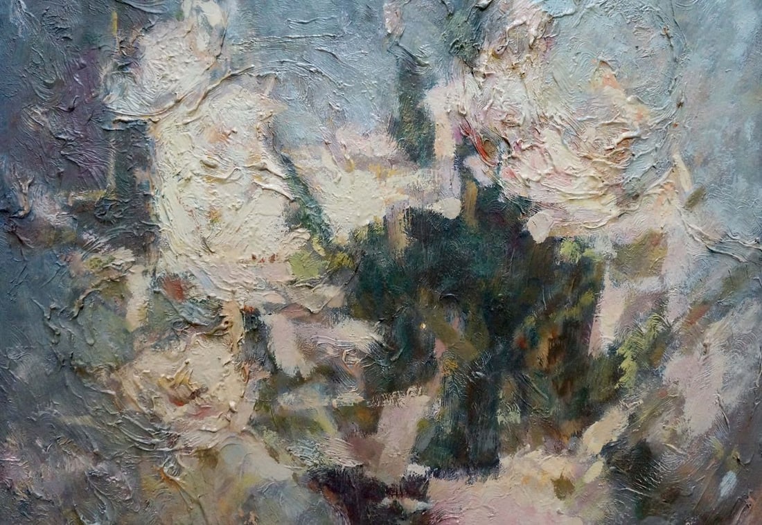 Oil painting Still life with flowers Zhurakovsky Victor Petrovich - 4