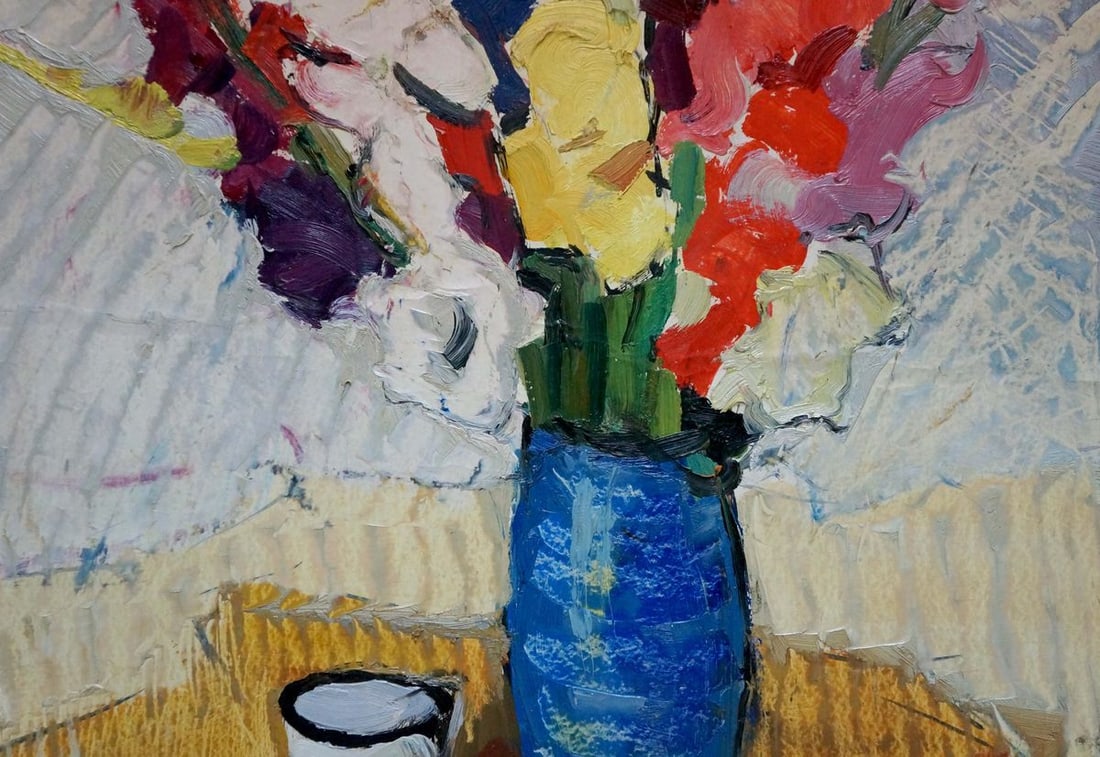 Oil painting Flowers Platonov Anatoly Georgievich - 3