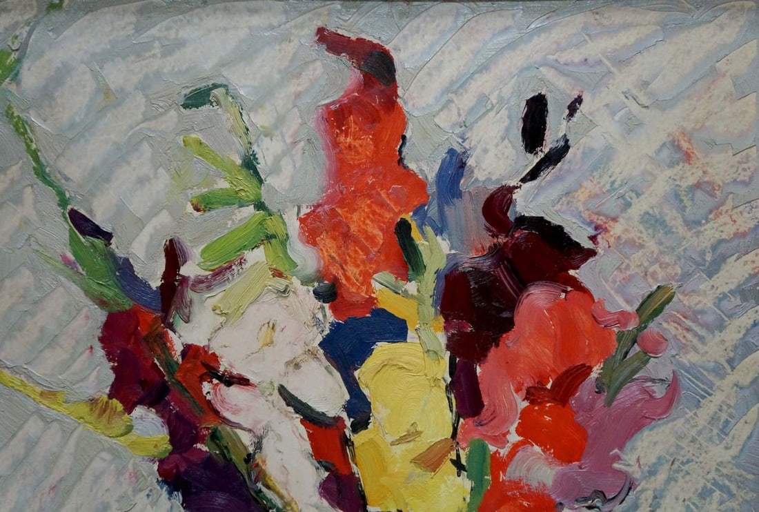 Oil painting Flowers Platonov Anatoly Georgievich - 4