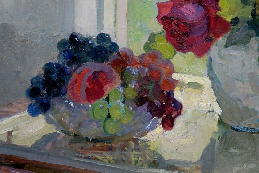 Oil painting Grape flowers Merkuryev Alexey Efimovich - 2