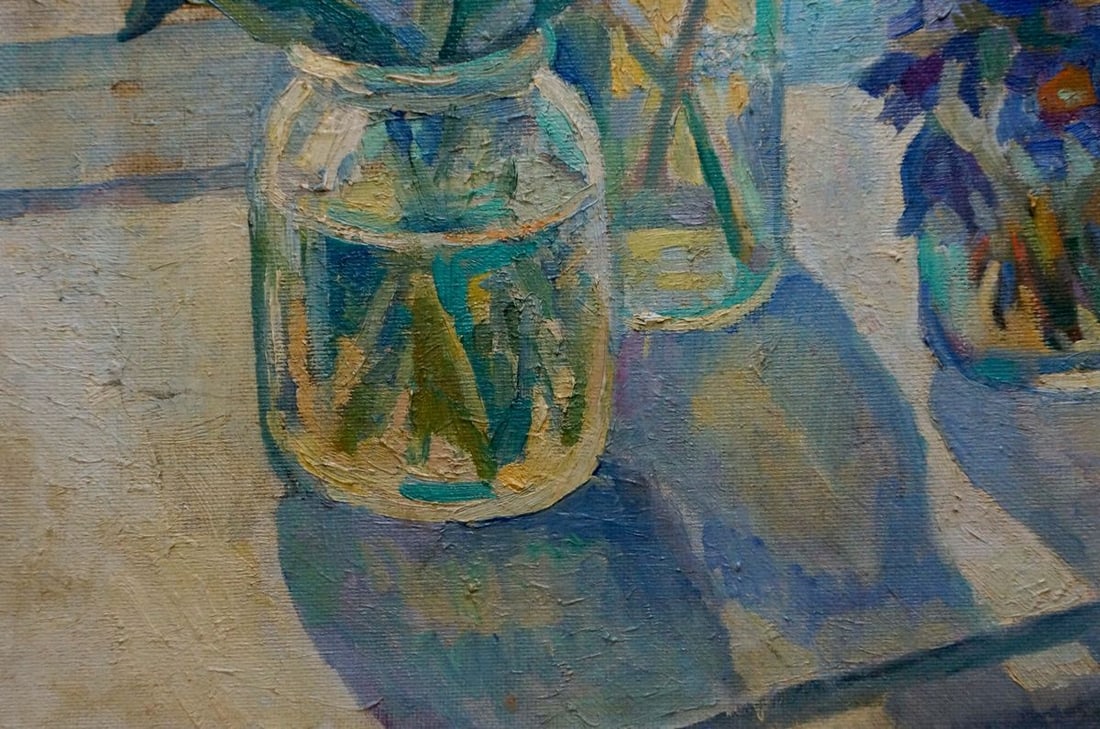 Oil painting Poppies by the window Nechiporenko Elena Henrikhovna - 2