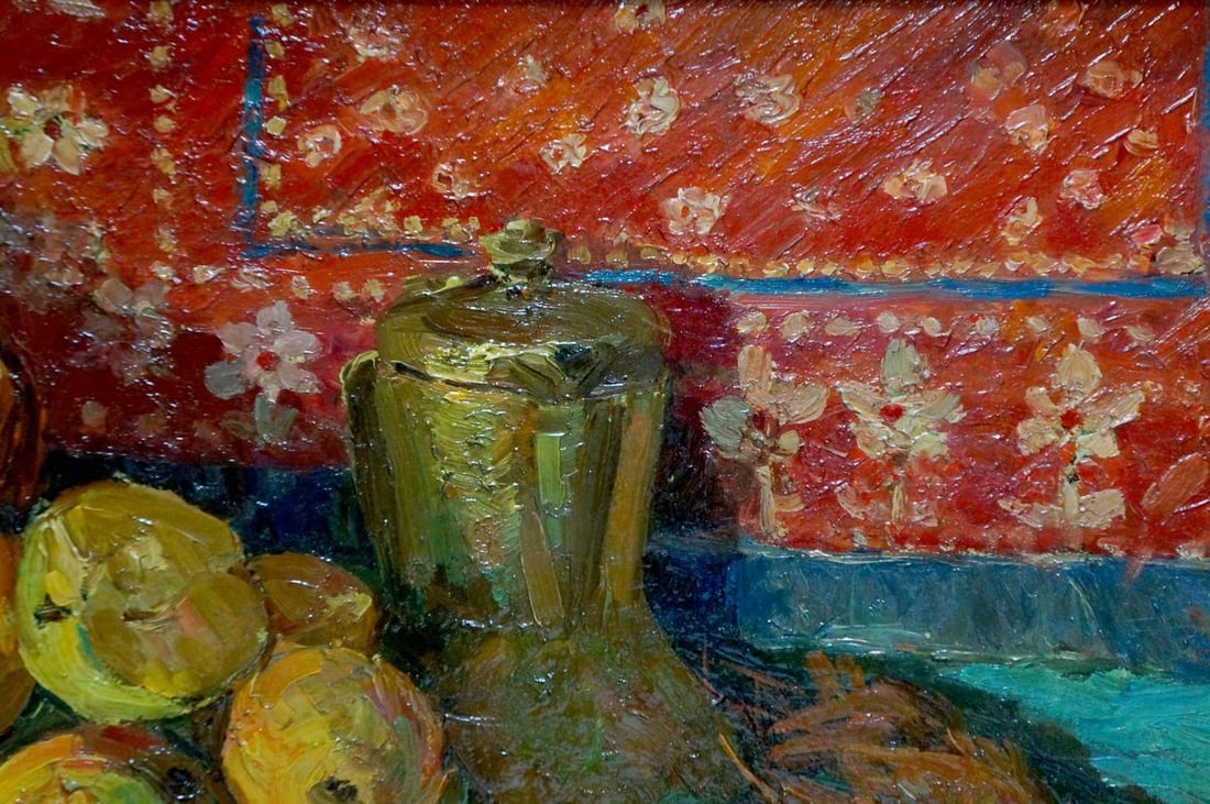 Oil painting Still life with fruit Baghramyan Movses Movsesovich - 4