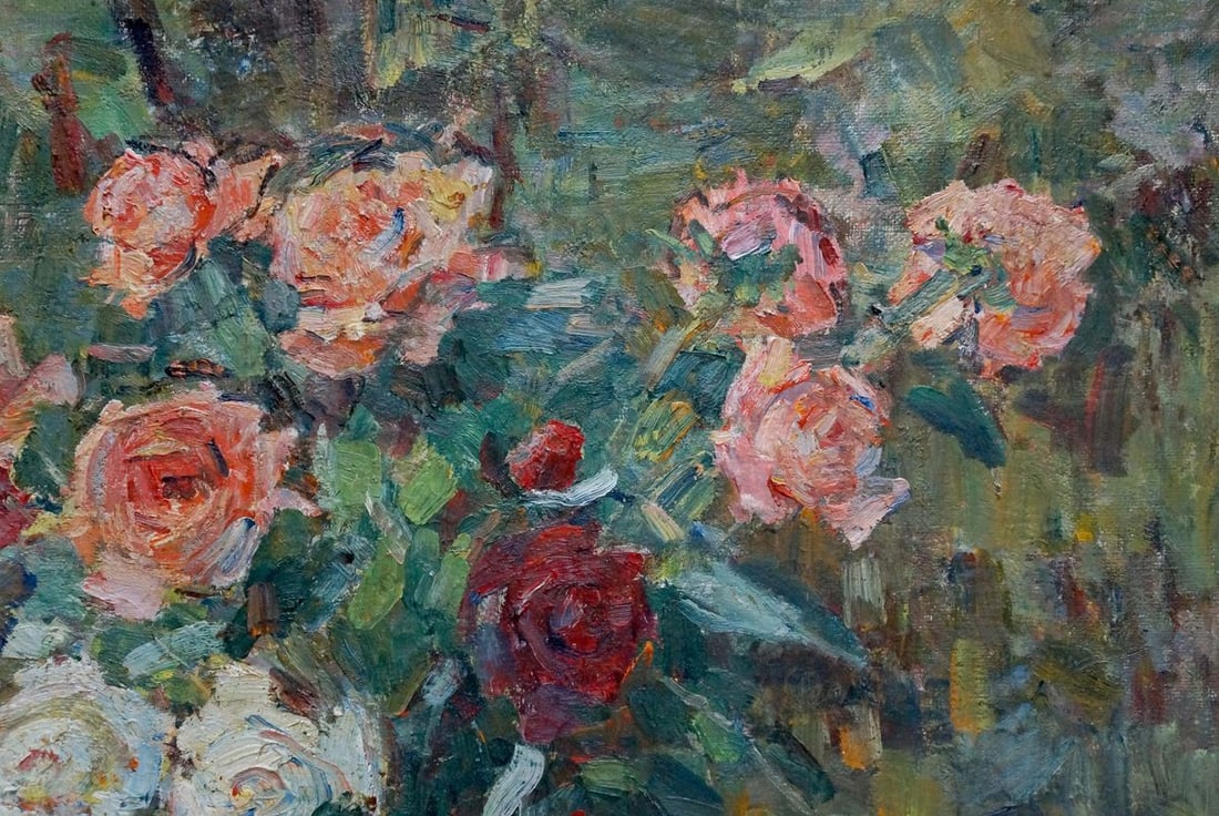 Oil painting Roses Naumova Tamara Sergeevna - 4