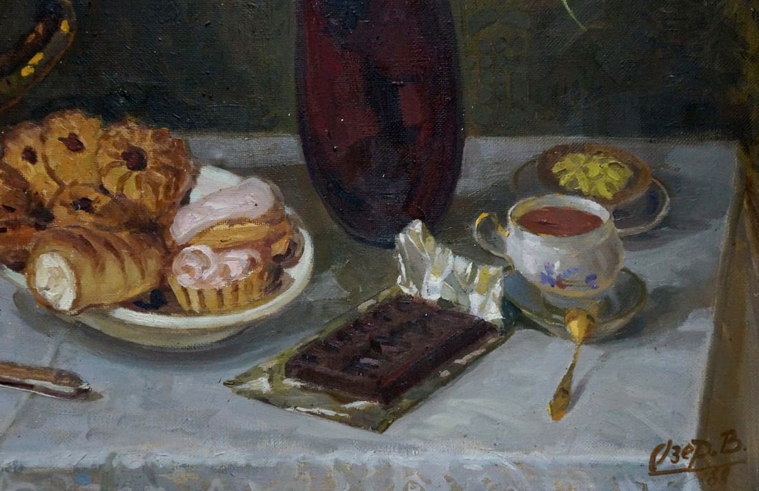 Oil painting Food on the table Ozernikov Vladimir Borisovich - 5