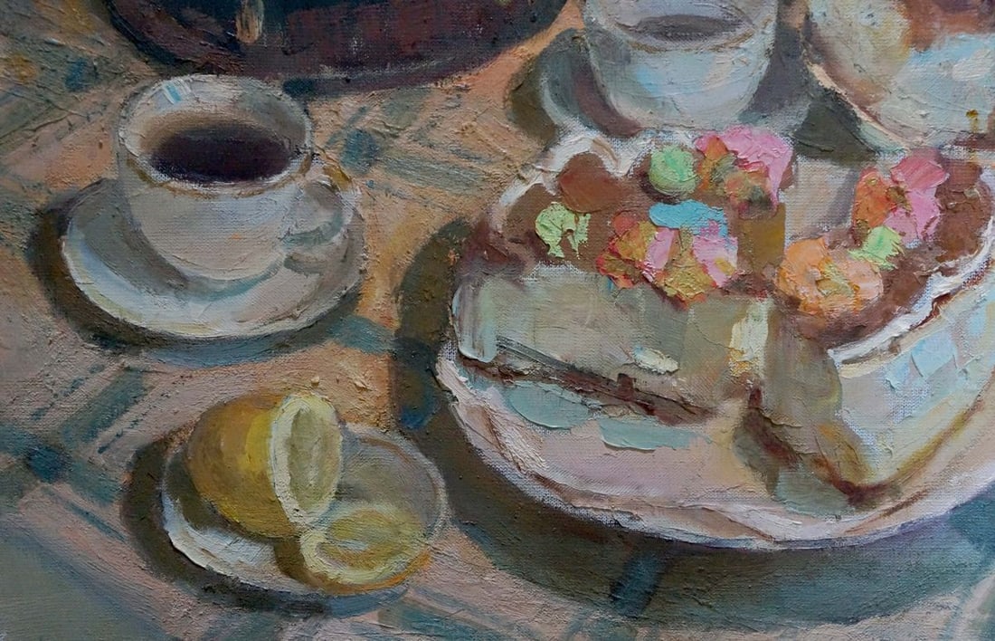 Oil painting Sweet table Smirnov Valentin Sergeevich - 2