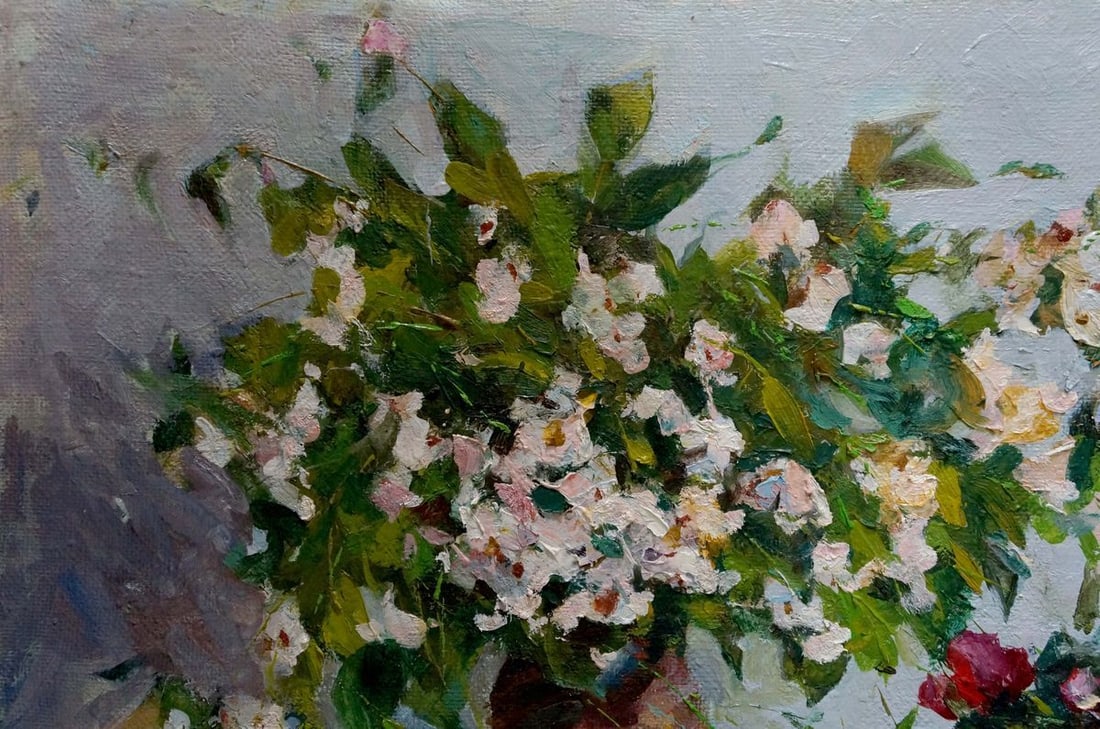 Oil painting Flowers Volobuev Evgeny Vsevolodovich - 3