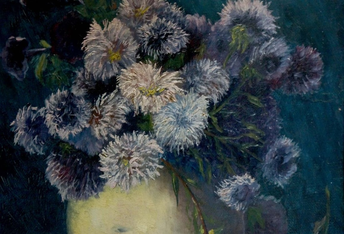 Oil painting Flowers - 3