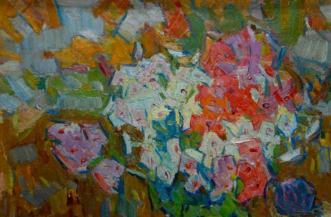 Oil painting Roses Chegodar Vasily Dmitrievich - 3