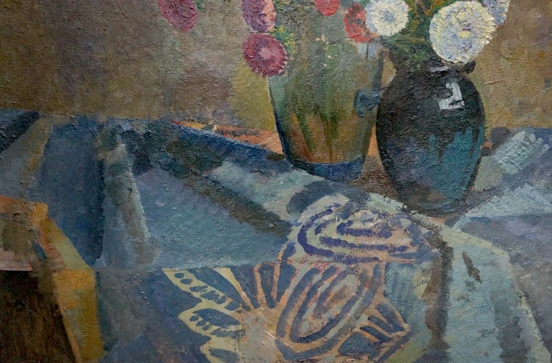 Oil painting Flowers Khokhlov Fedor Ivanovich - 2