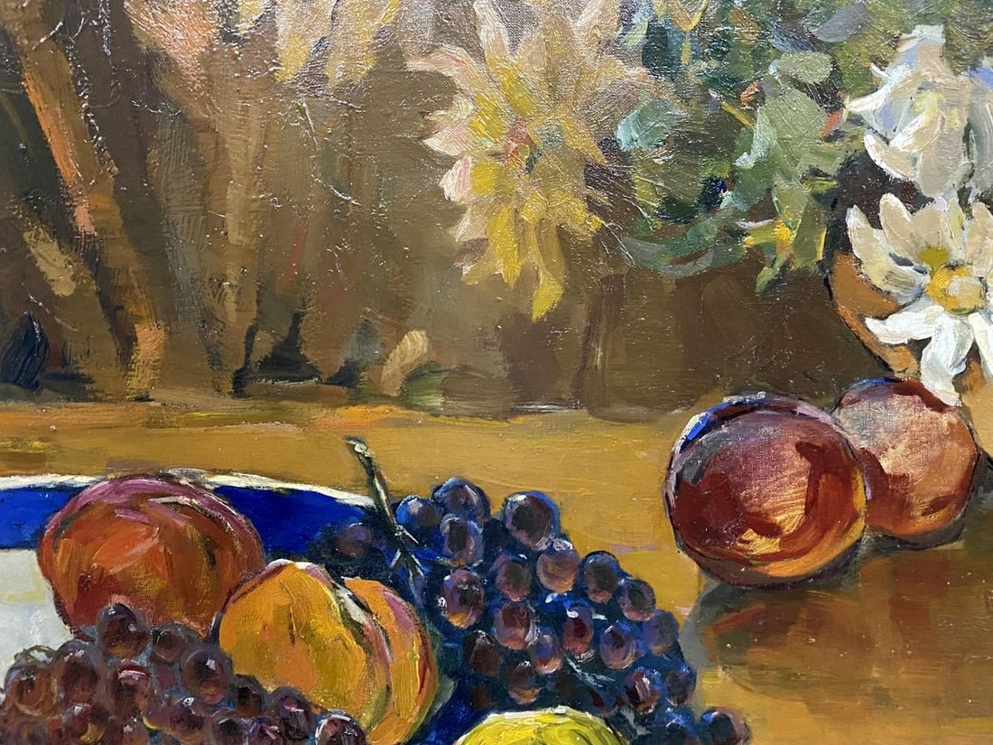 Oil painting Flowers and fruits Bakaev Sergey Ivanovich - 10