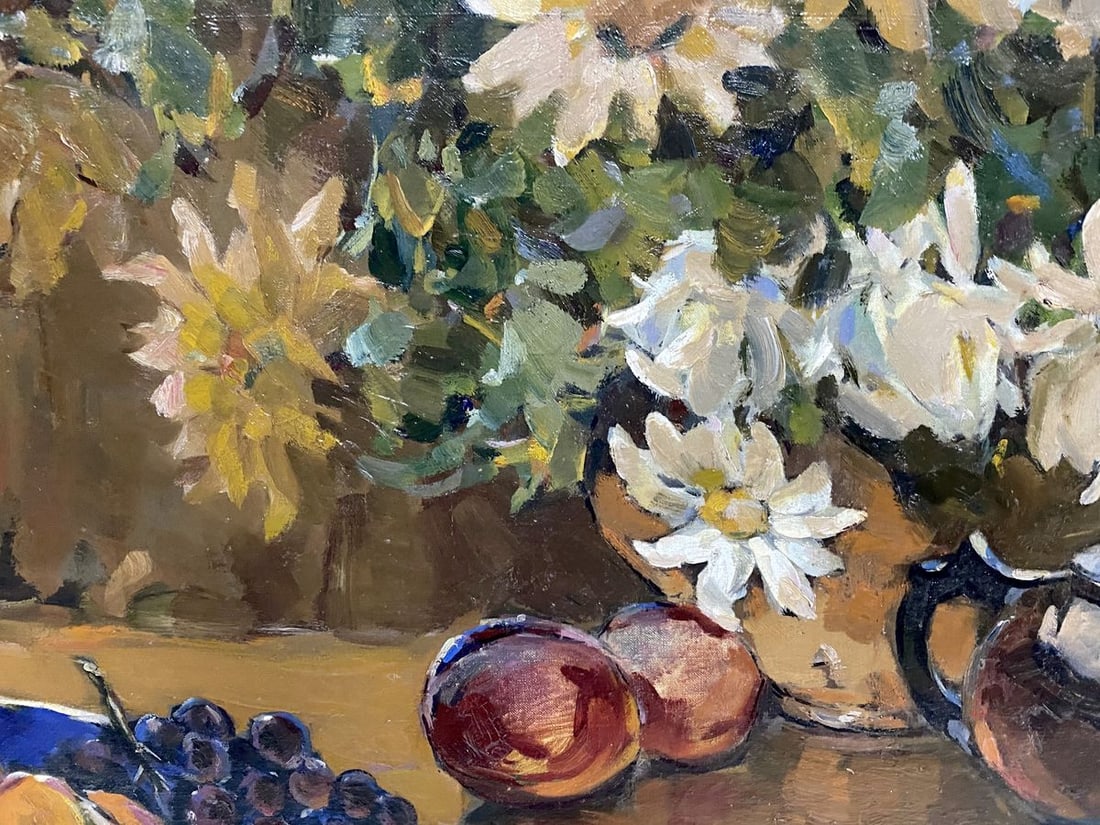 Oil painting Flowers and fruits Bakaev Sergey Ivanovich - 7