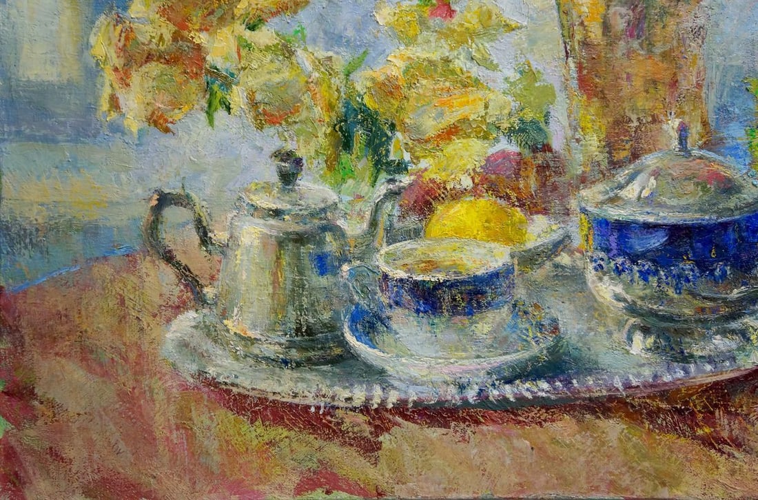 Oil painting Flowers Dragomirova Nina Stepanovna - 2