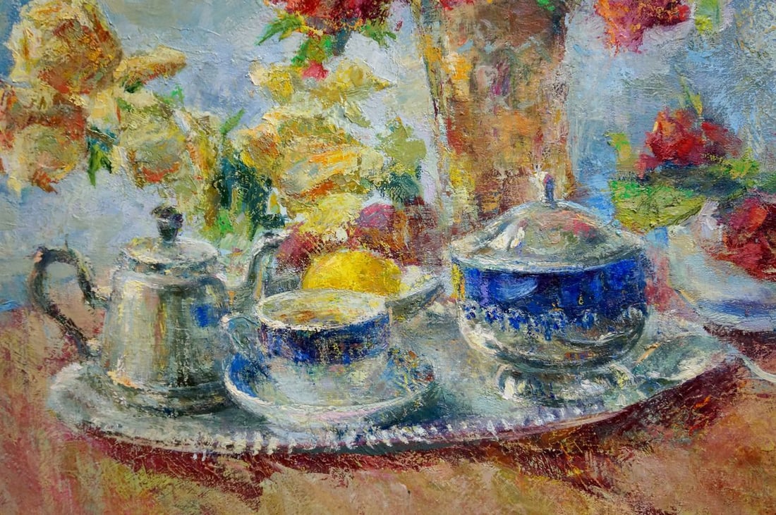 Oil painting Flowers Dragomirova Nina Stepanovna - 6