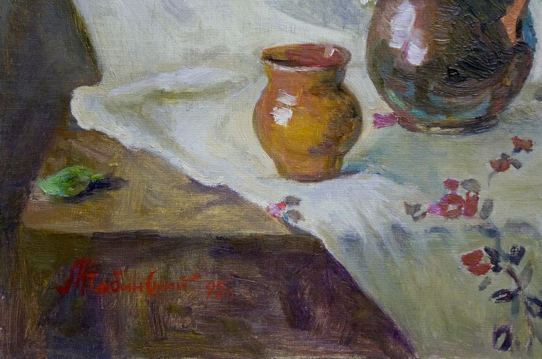 Oil painting Lilac Zhabinsky Leonid Andreevich - 2