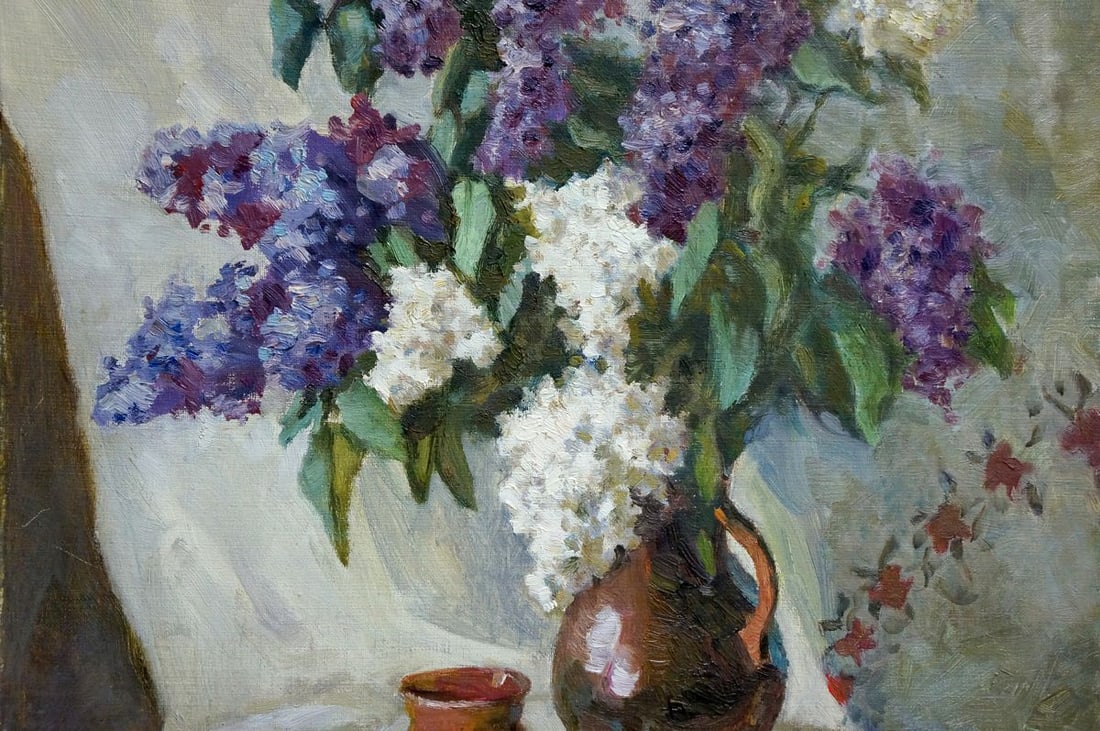Oil painting Lilac Zhabinsky Leonid Andreevich - 3