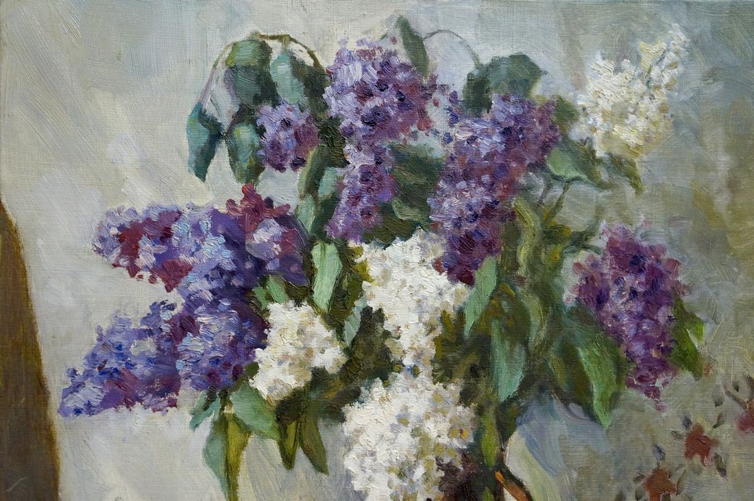 Oil painting Lilac Zhabinsky Leonid Andreevich - 4