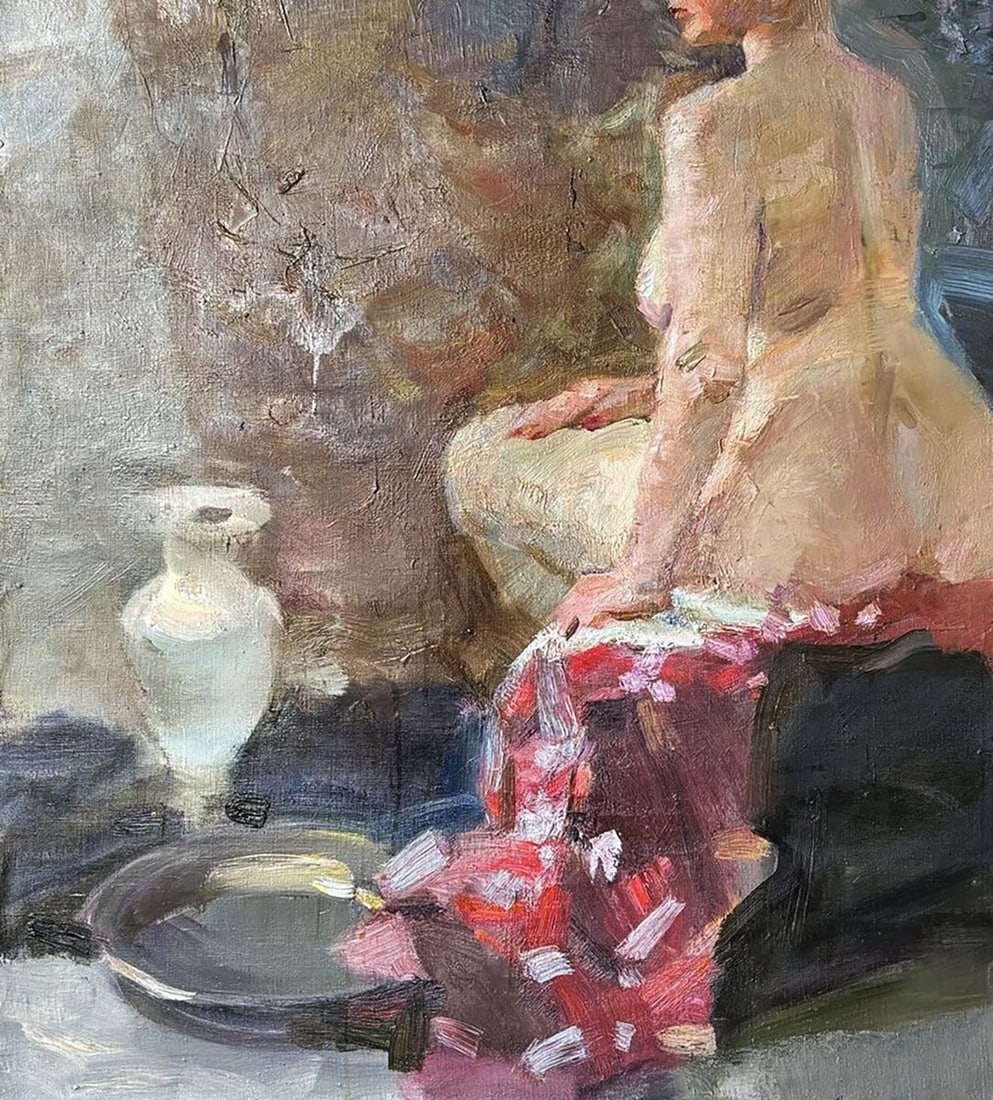 Oil painting Woman with a Jug Ivan Kovalenko - 4