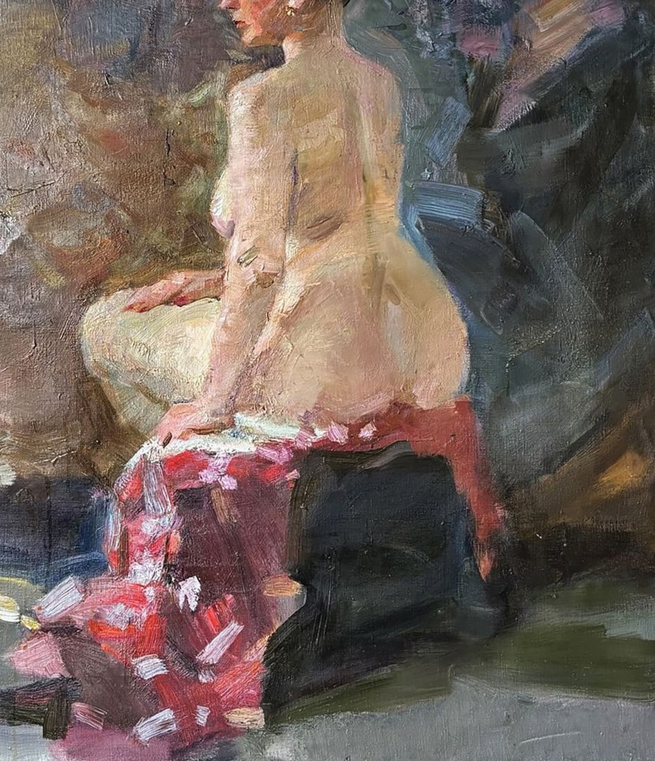Oil painting Woman with a Jug Ivan Kovalenko - 5