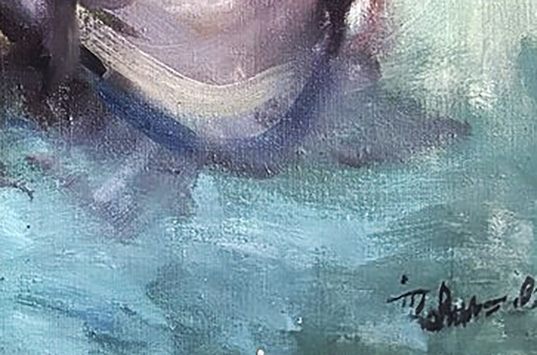 Oil painting A Man Relaxing at the Baths Ivan Kovalenko - 7
