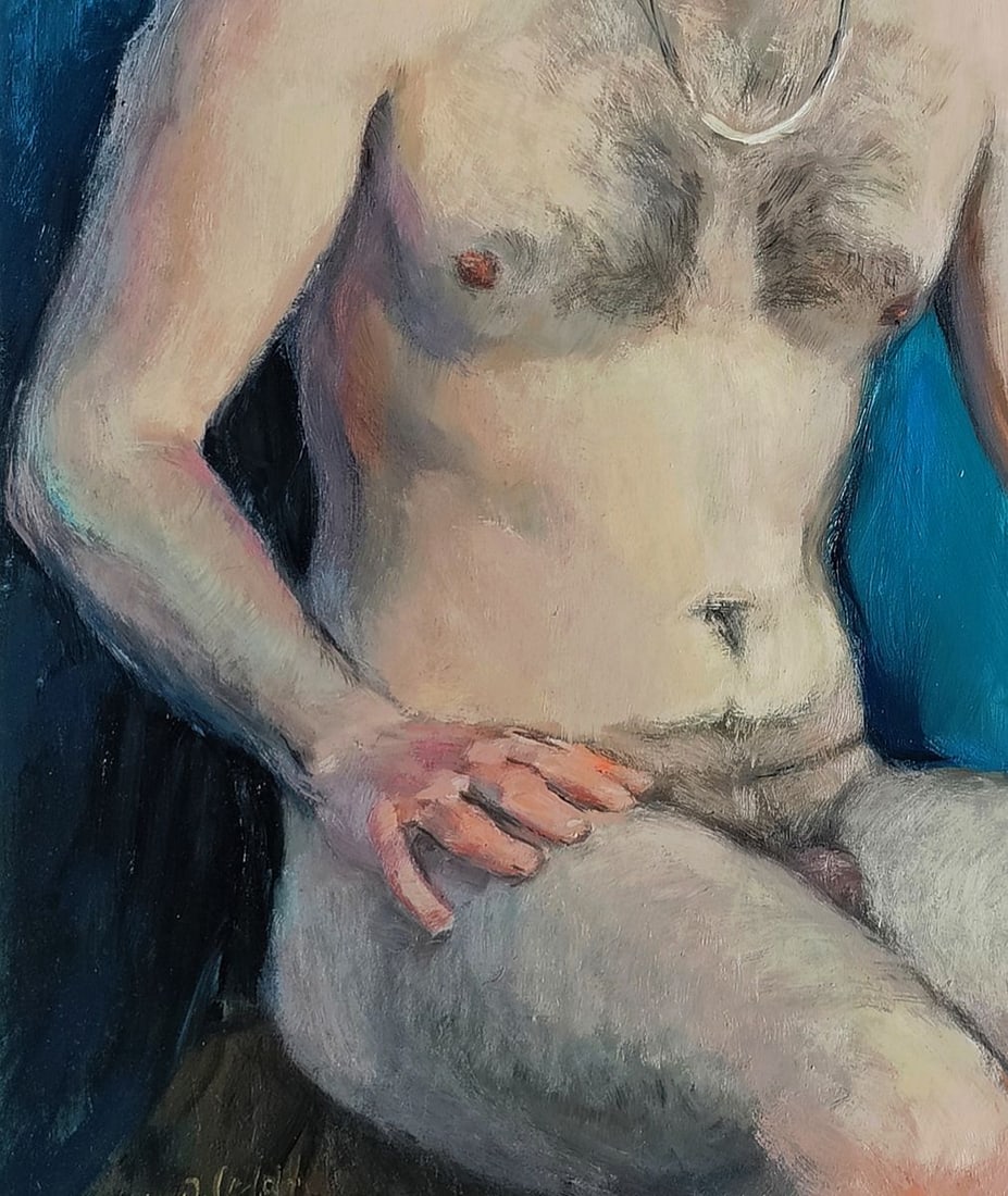 Oil painting The feeling of male freedom Oksana Osnach - 3