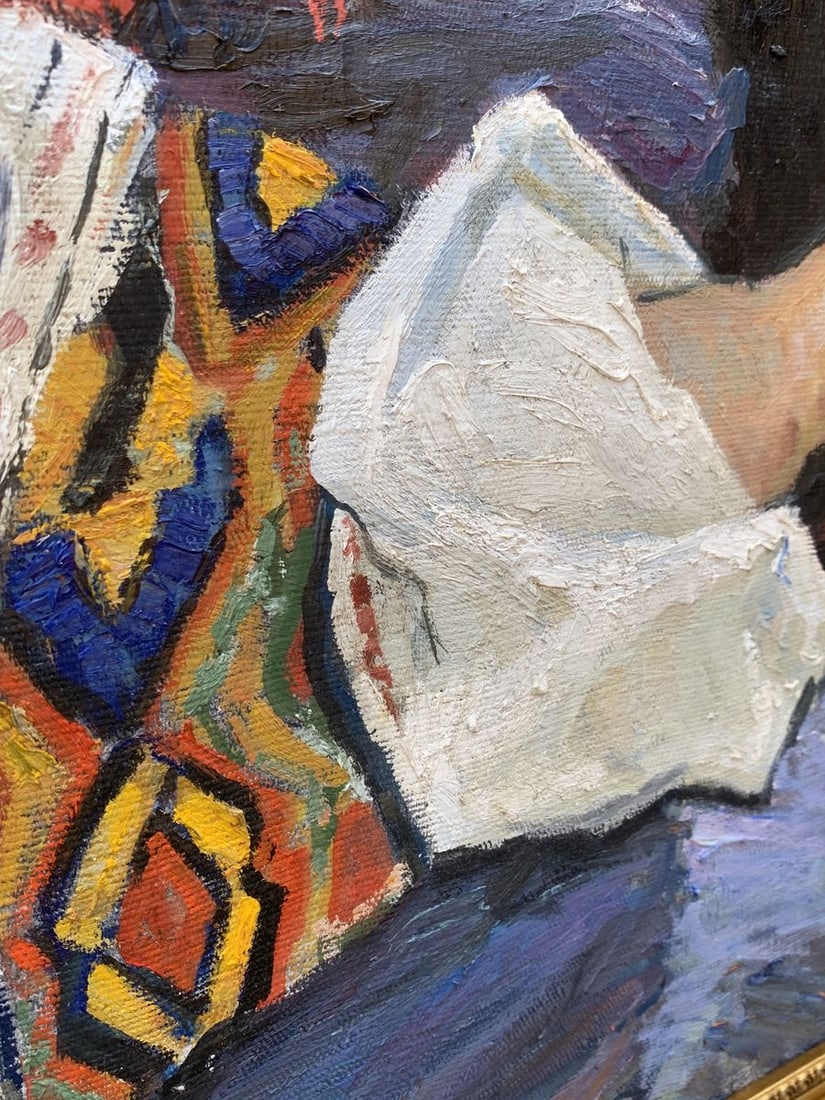 Oil painting Embroiderer Ivan Loboda - 10