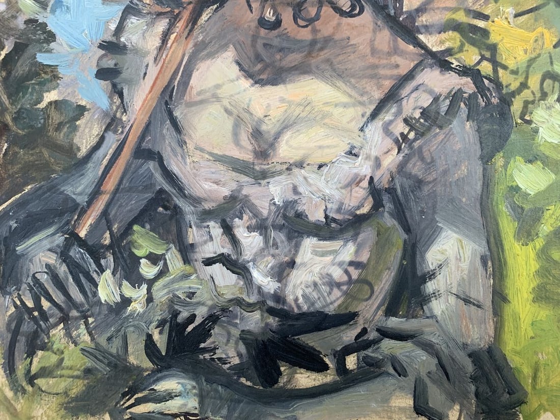 Oil painting Hot summer day Alexander Arkadievich Litvinov - 3
