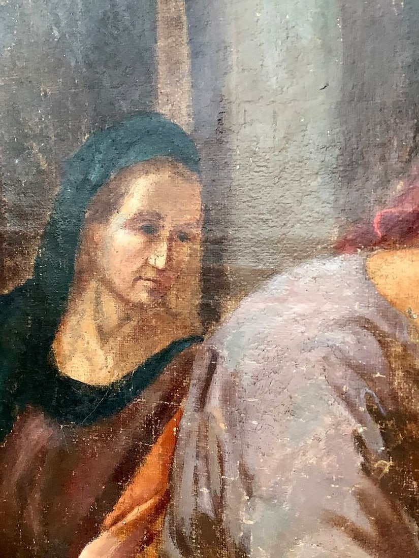 Oil painting Parting Unknown artist 18th early 19th century - 10