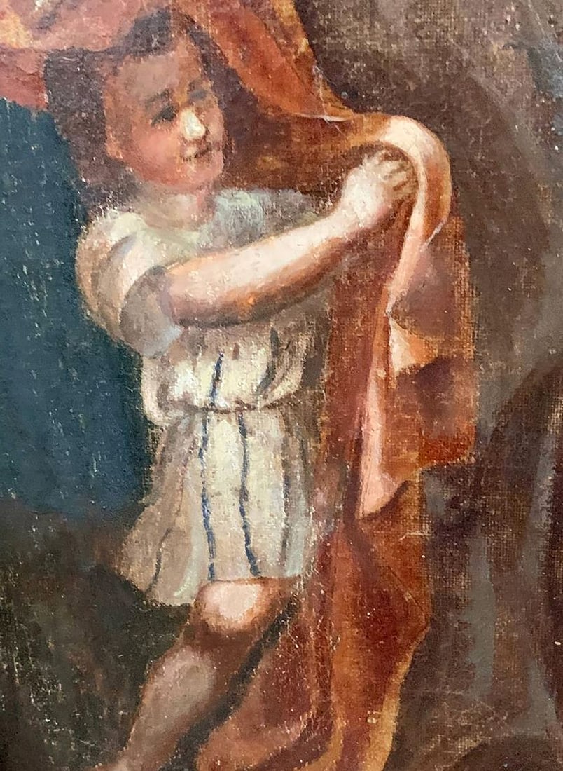 Oil painting Parting Unknown artist 18th early 19th century - 11