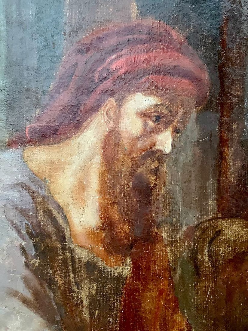 Oil painting Parting Unknown artist 18th early 19th century - 9